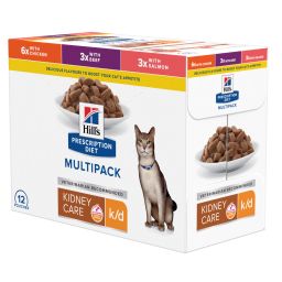 Chat k/d Kidney Multipack Sachet Repas 12x85g