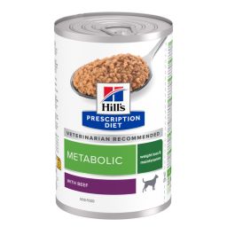 Hill's Prescription Diet metabolic boîte pour chien - 12x370g au boeuf 