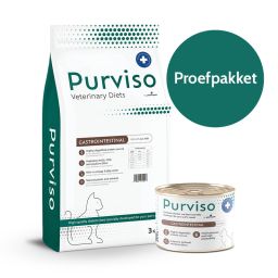 Purviso Veterinary Diets Gastrointestinal Proefpakket voor Katten 3kg & 200g