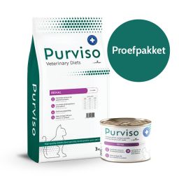Purviso Veterinary Diets Renal Proefpakket voor Katten 3kg & 200g