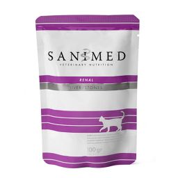 Sanimed Renal - Aliment pour chats - Sachets repas 12x 100g