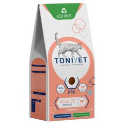 Tonivet Adulte Stérilisé pour Chat au Saumon