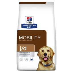 Hill's Prescription Diet J/D Mobility croquettes pour chien au poulet - 12Kg
