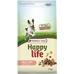 Happy Life Adult Mini Lamb Croquettes Pour Chiens 3kg