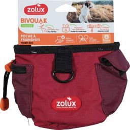 Zolux Bivouak Snackzak voor Honden Rood