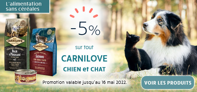 -5% Carnilove chien et chat 