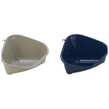 Konijnentoiletten grijs/blauw