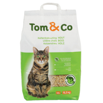 Plantaardige kattenbakvulling Tom&Co