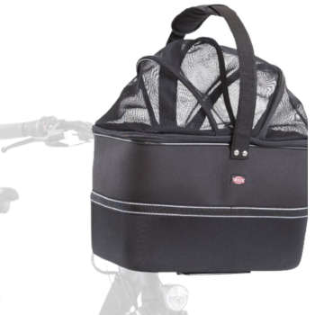 Fietsmand én transporttas in één voor honden