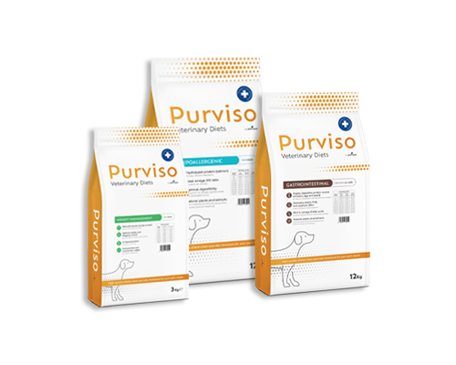 Purviso assortiment veterinary diets voor honden